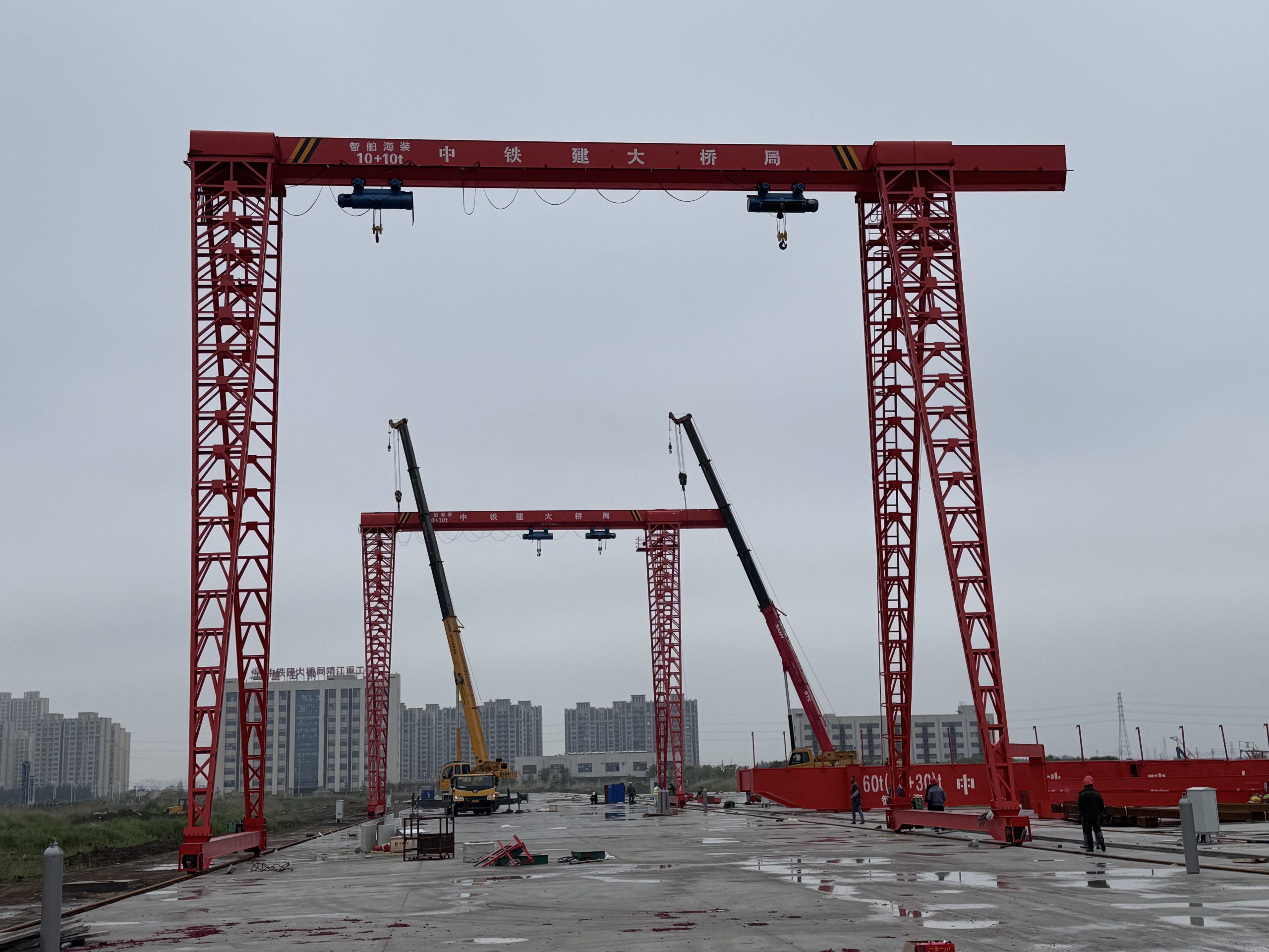Single girder gantry crane project photo 2