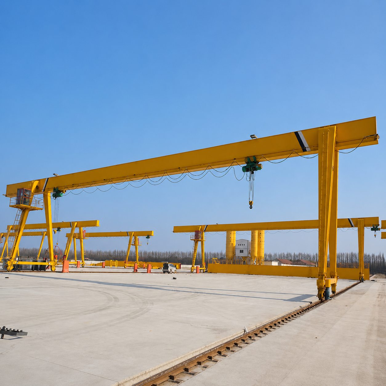 Single girder gantry crane project photo 3