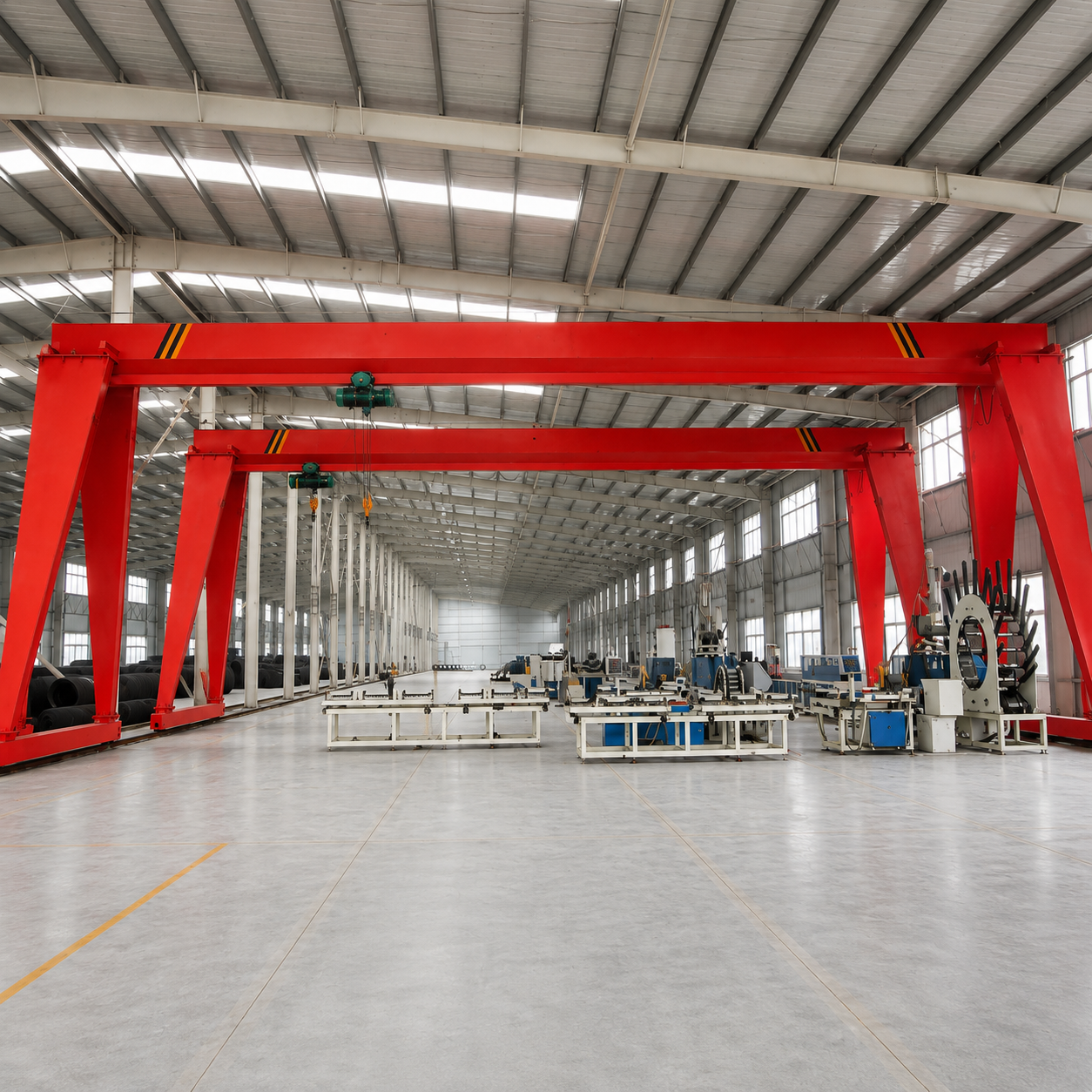 Single girder gantry crane project photo 4