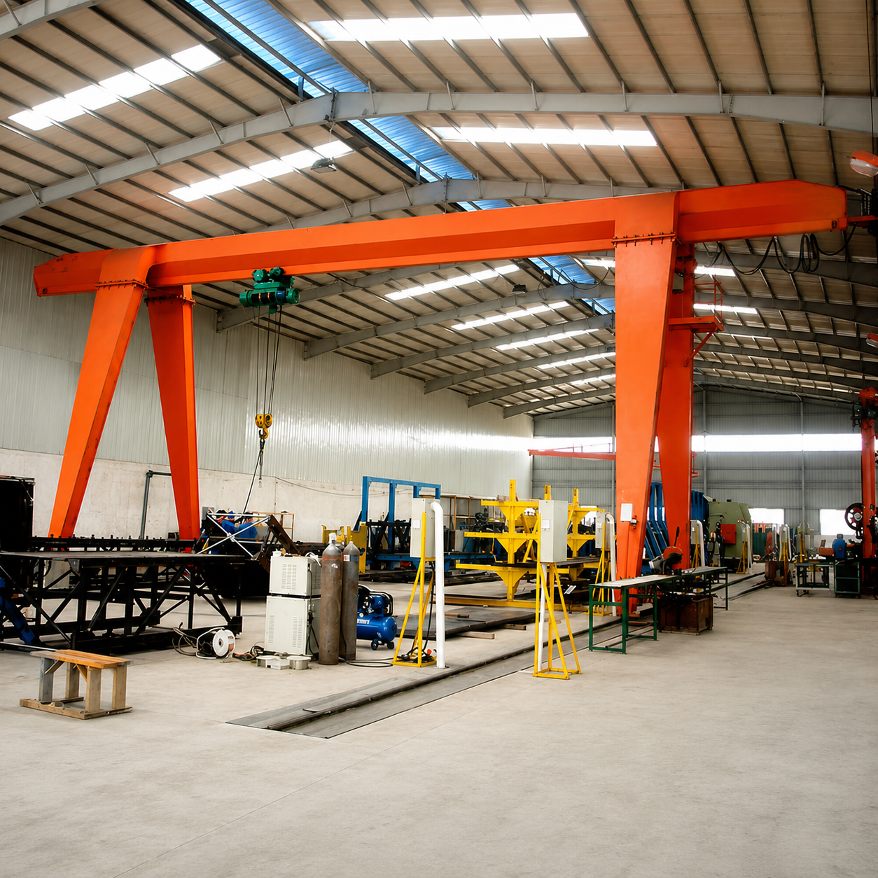Single girder gantry crane project photo 6