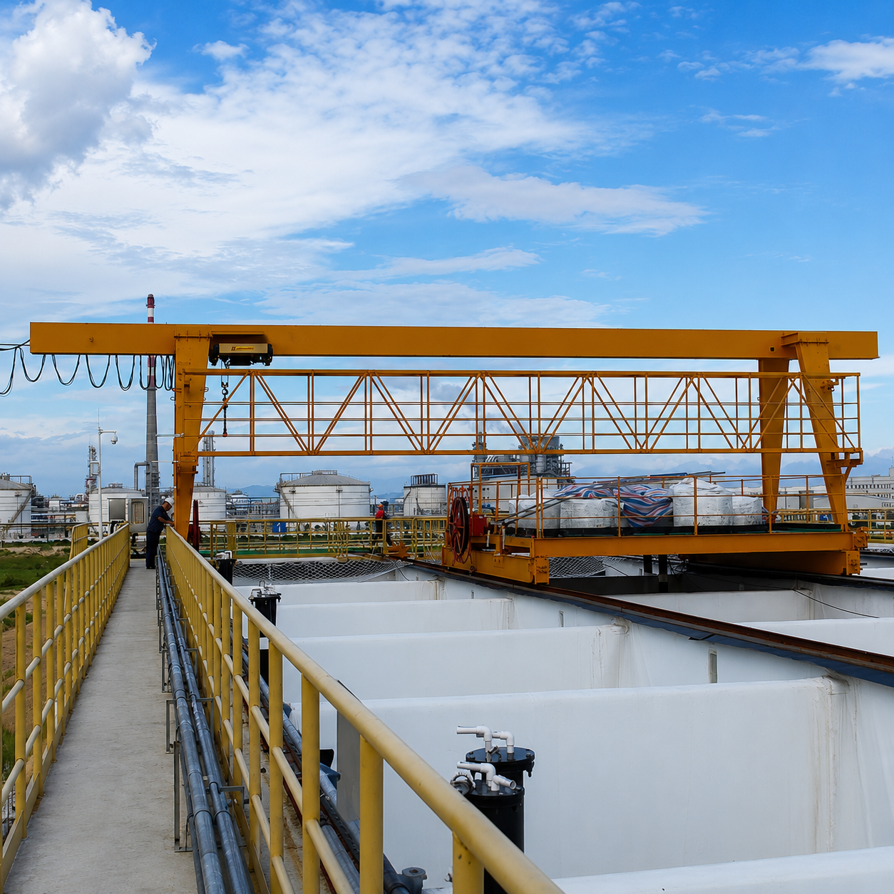 Single girder gantry crane project photo 9