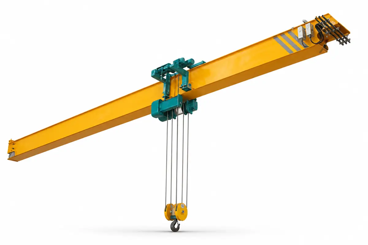 Offset Trolley Single Girder Overhead Crane