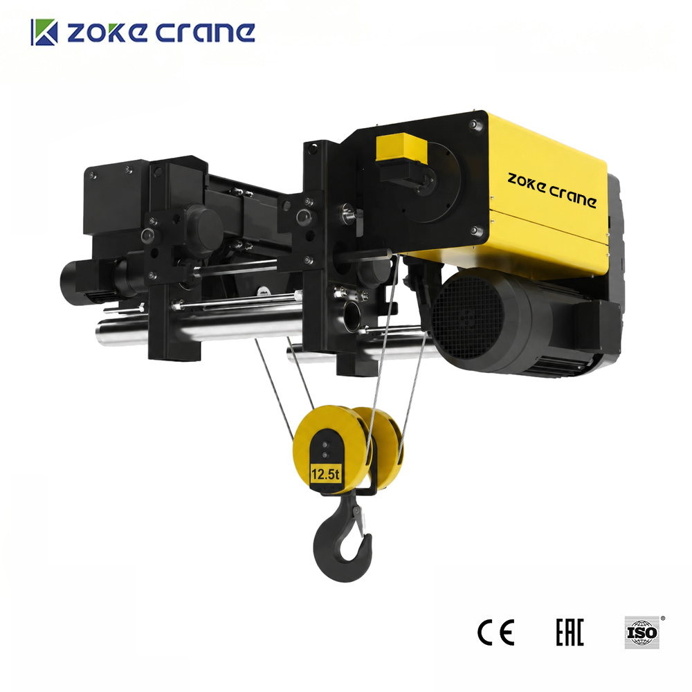 FEM single girder overhead crane lifting mechanism