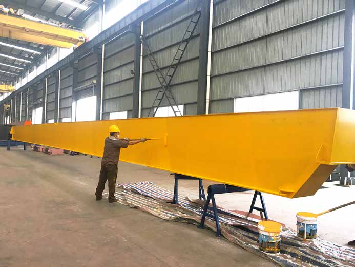 FEM single girder overhead crane main girder