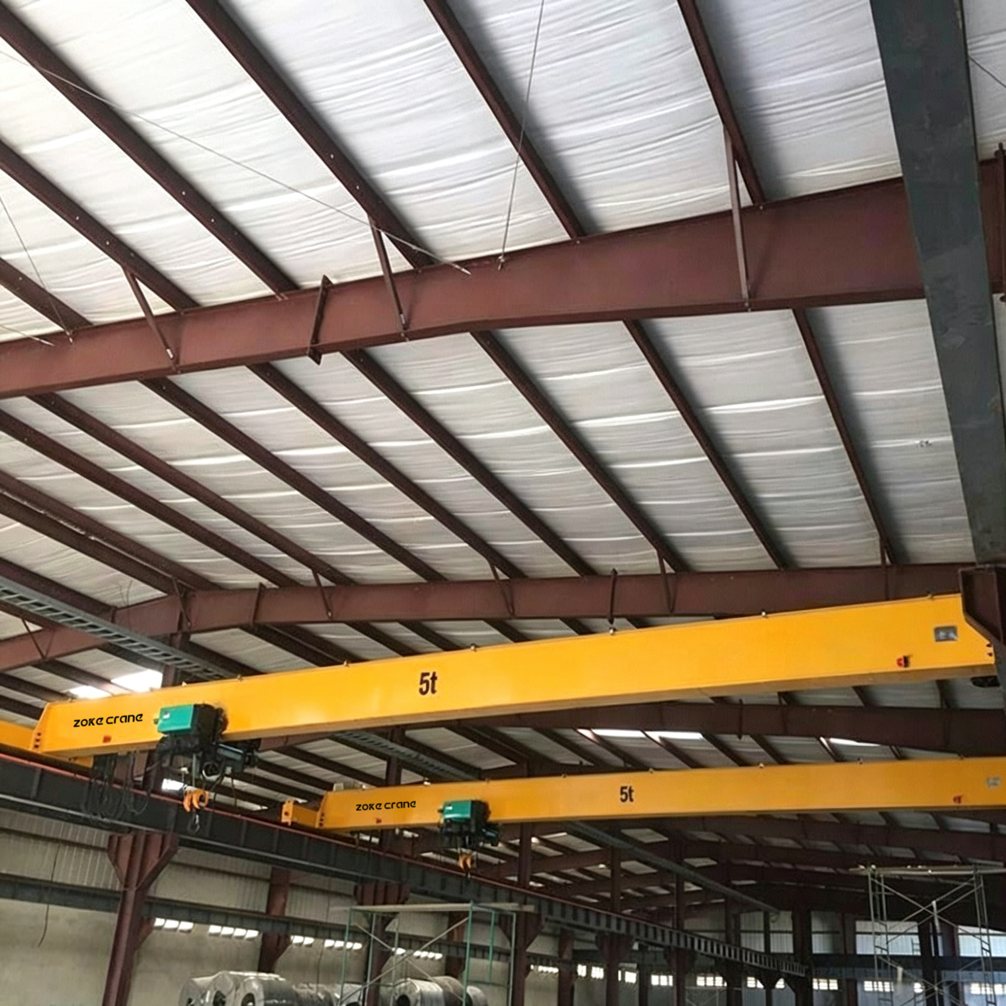 FEM single girder overhead crane image 1