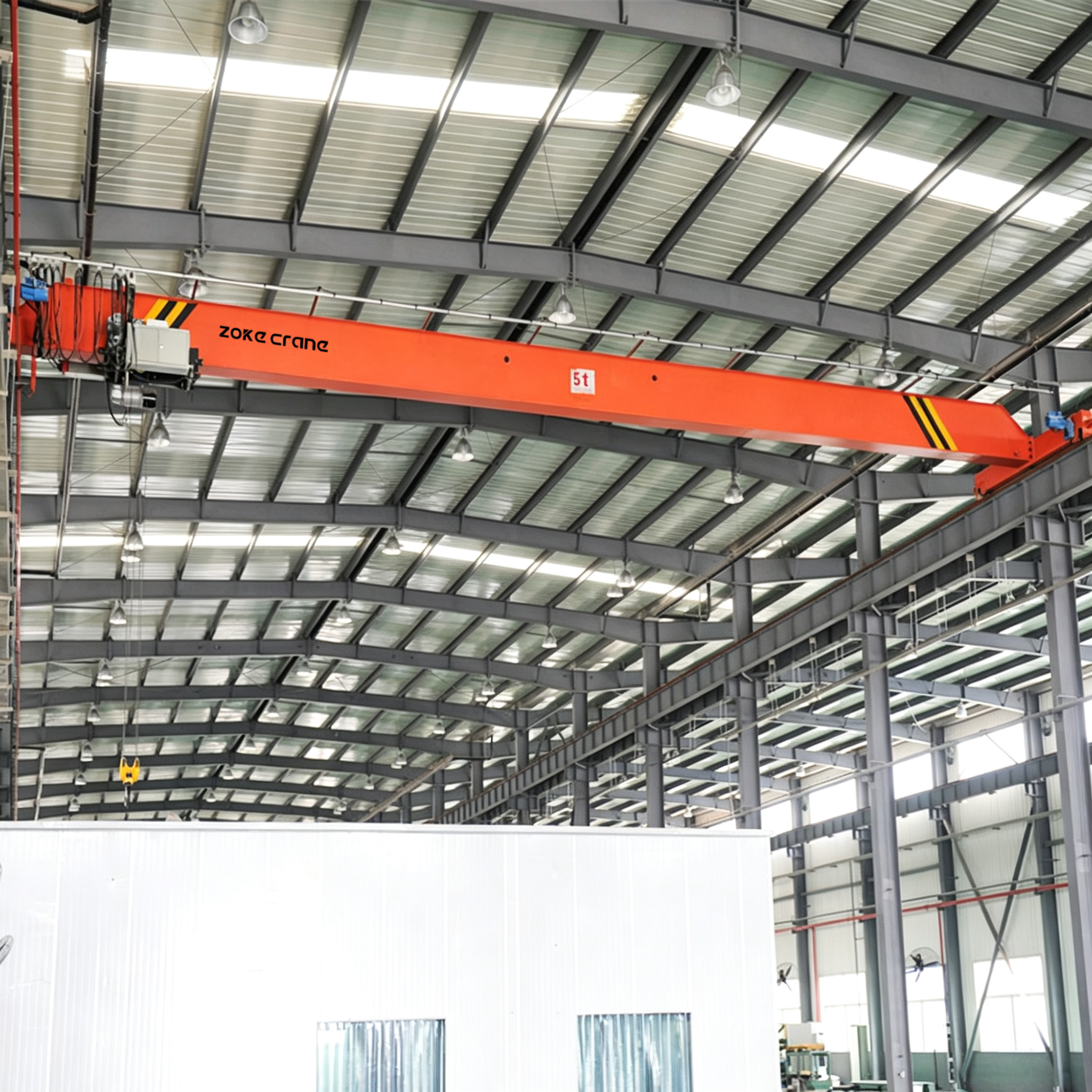 FEM single girder overhead crane image 12