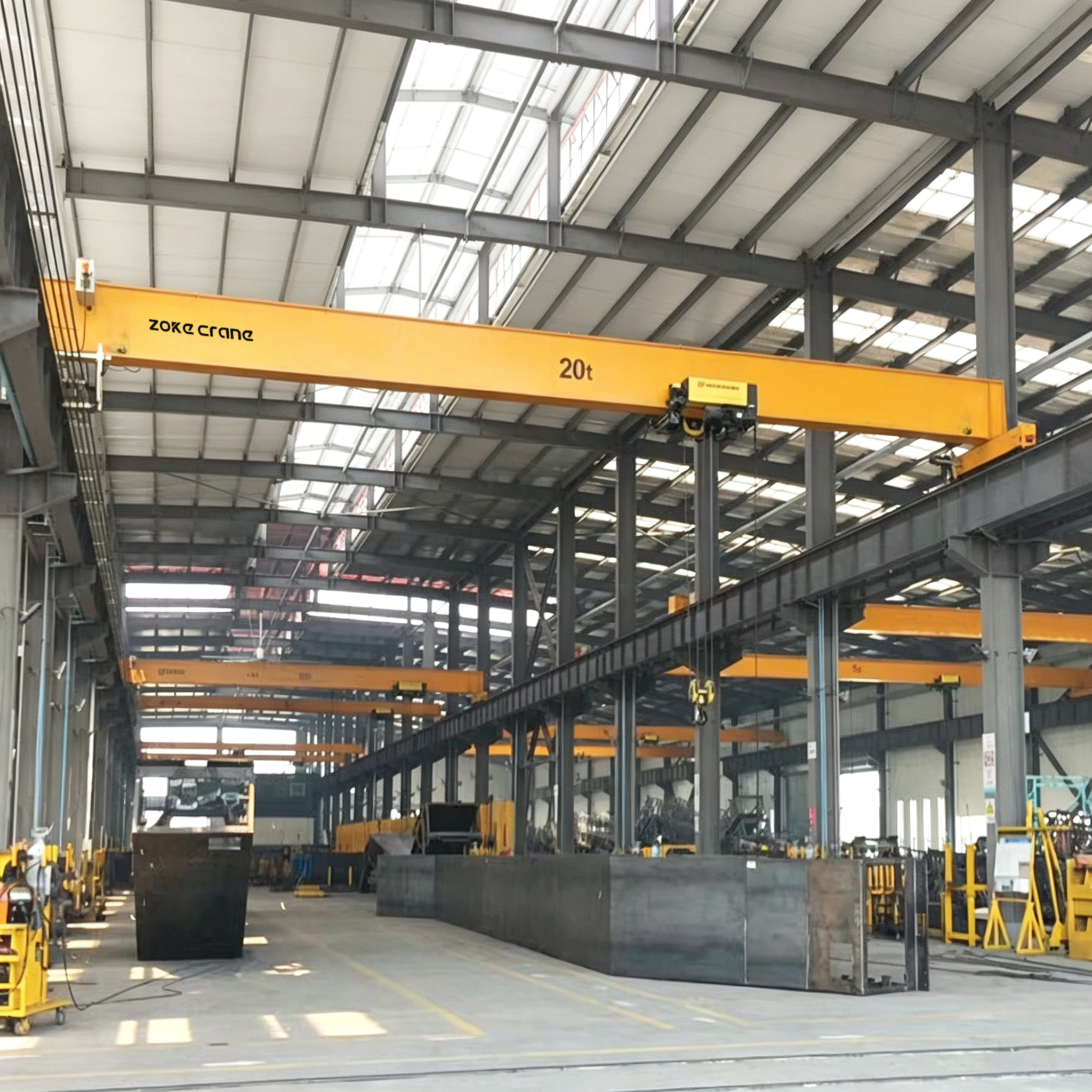 FEM single girder overhead crane image 5