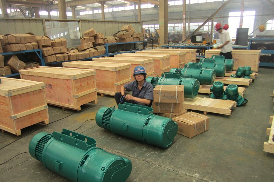 Wire rope hoist assembly