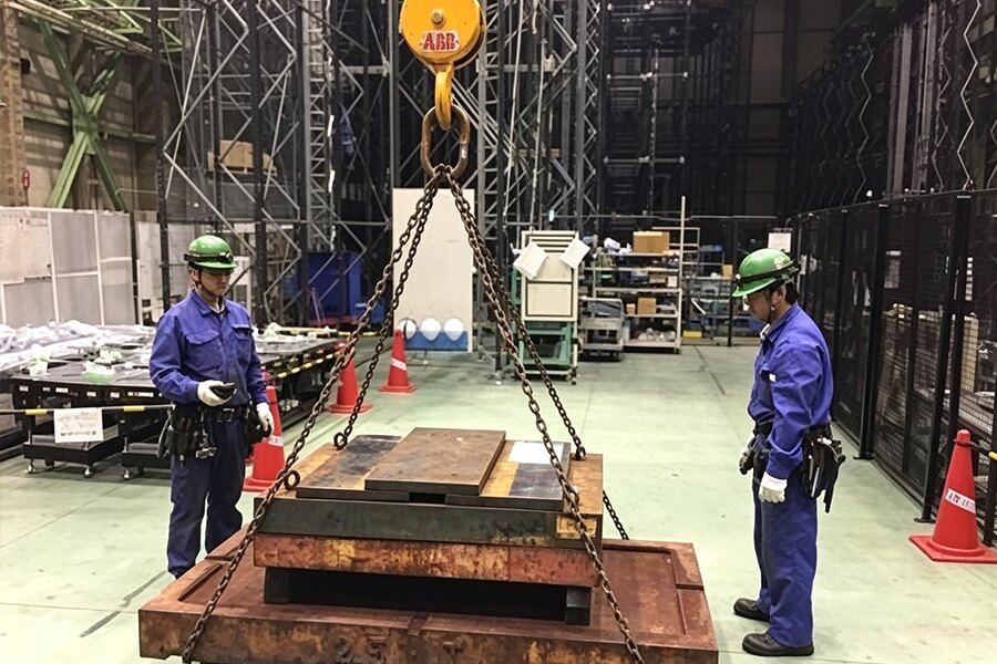 Wire rope hoist load test