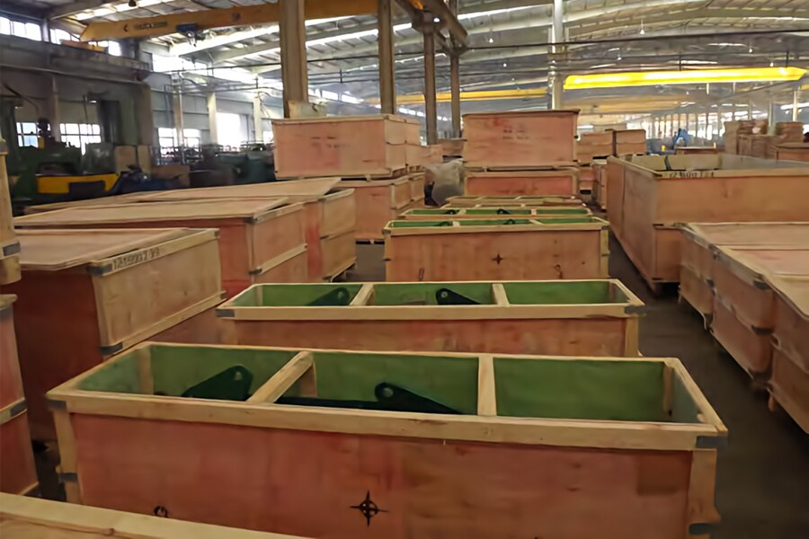 Wire rope hoist wooden case