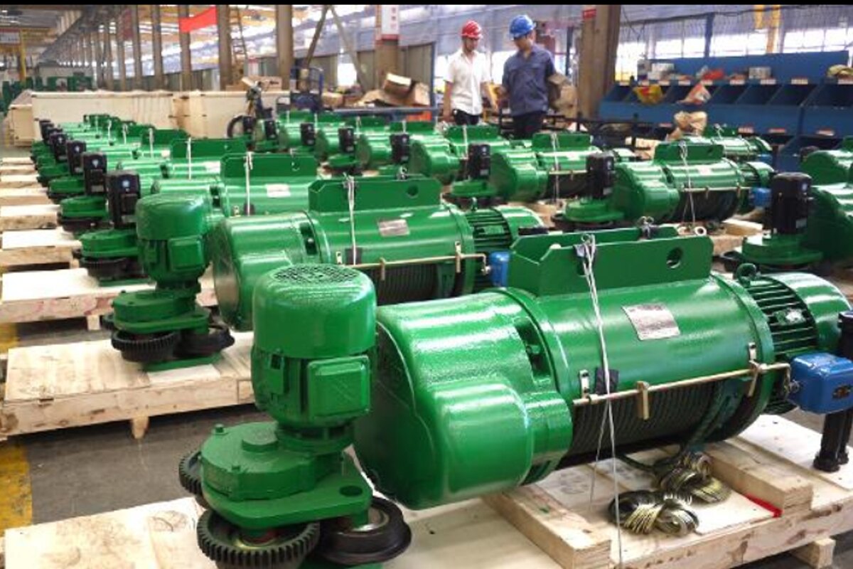 ZOKE electric wire rope hoists ready for delivery